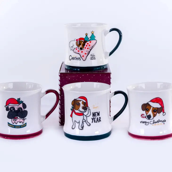 Festive Dog Mug