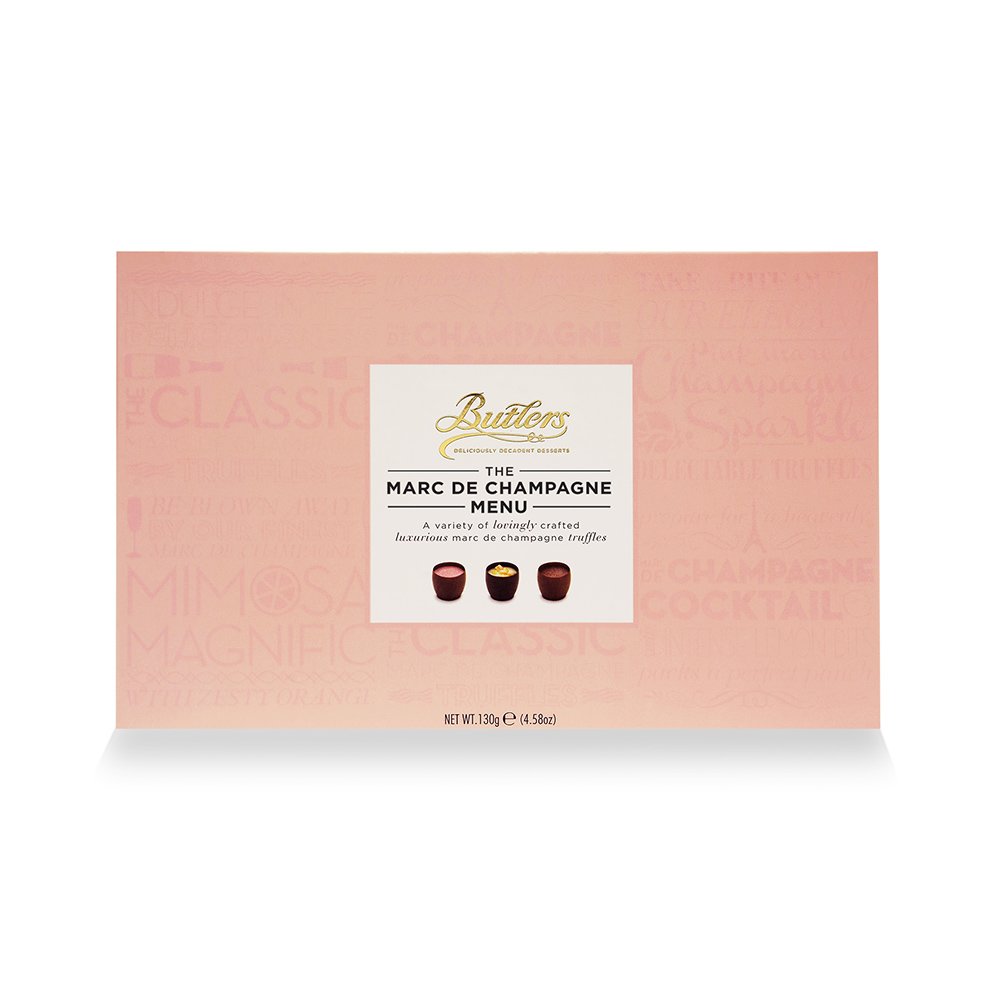 Butlers Marc de Champagne Menu - NO GIFT BOX