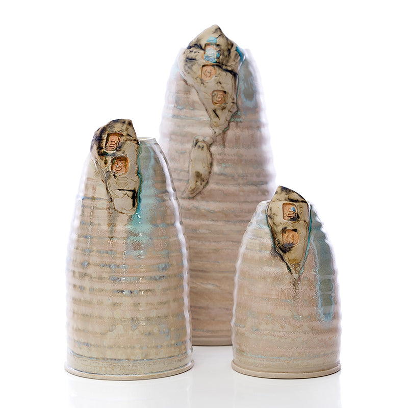 Skellig Islands Pottery Beehive Vase by Amanda Murphy Ceramics