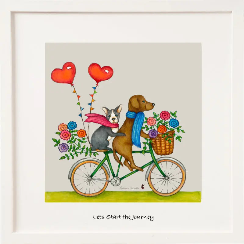 Let’s Start the Journey Framed Print