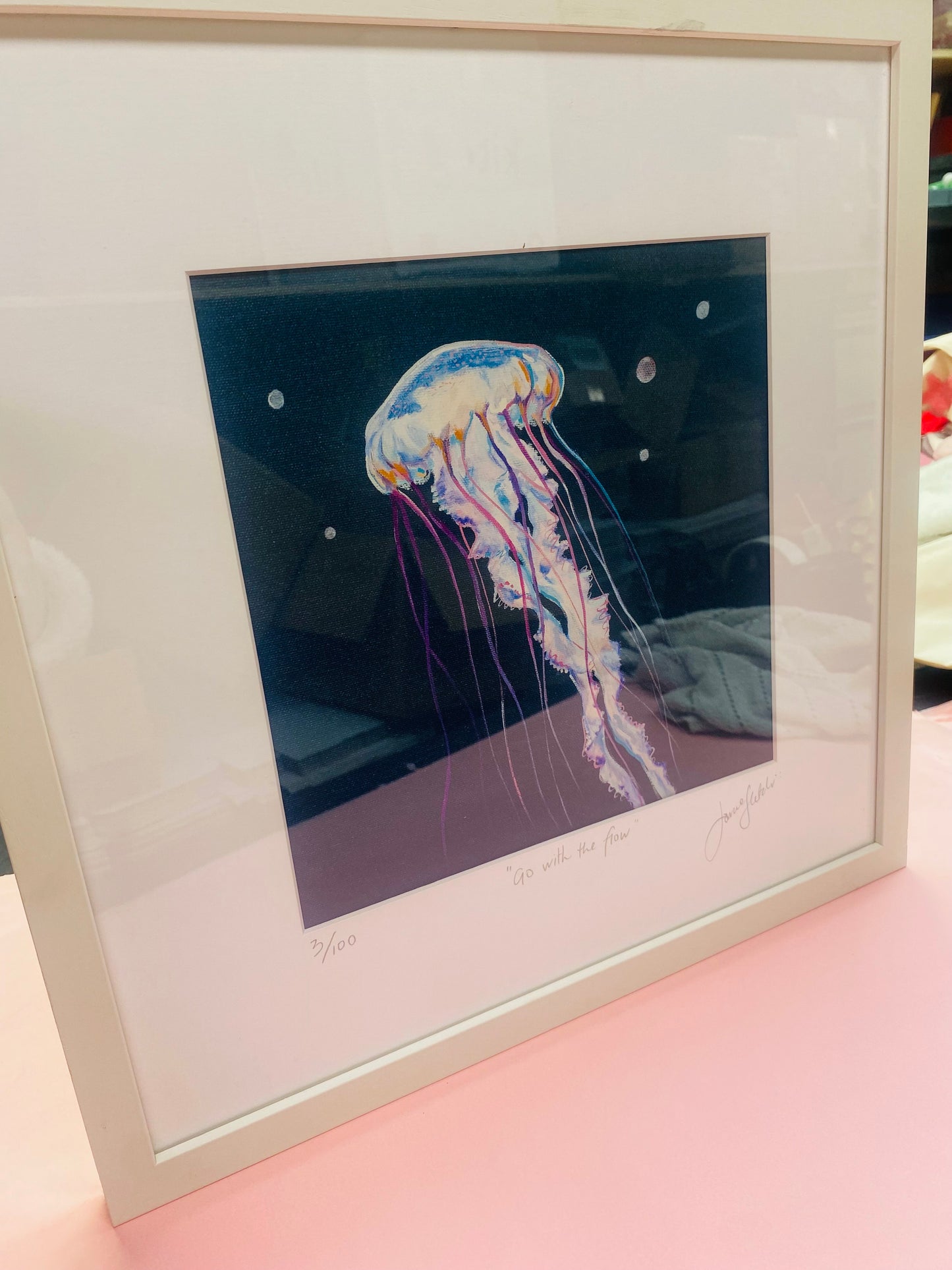 Go With The Flow Framed Print