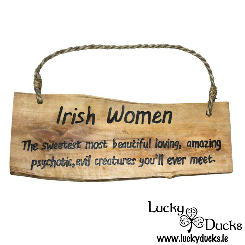 Irish Women Plaque