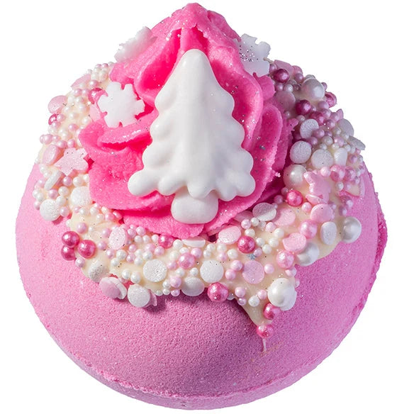 Bomb Cosmetics Pink Christmas Bath Bomb