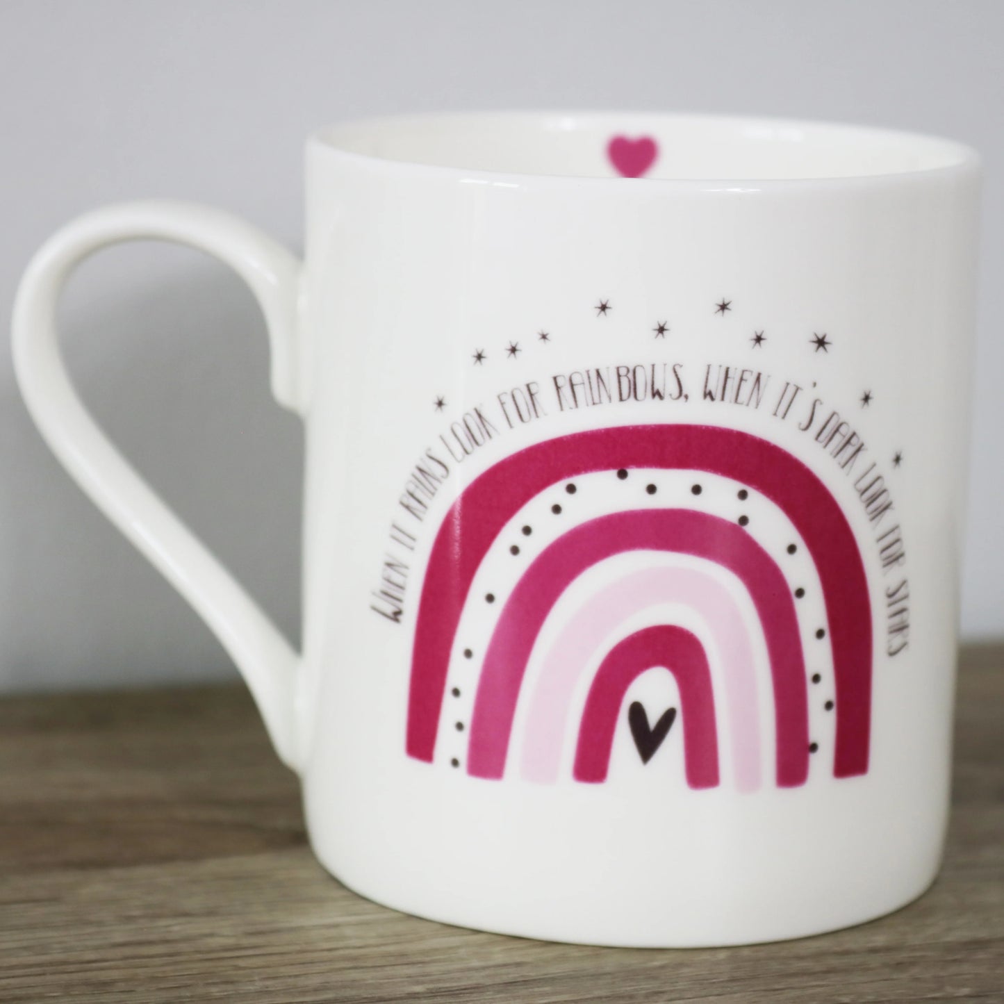 When it Rains Look For Rainbows Mug