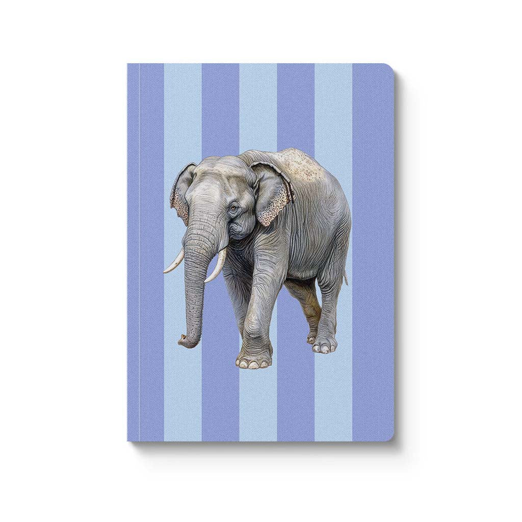 Striped Elephant Notebook