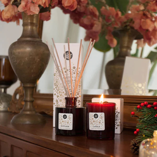 The Handmade Soap Company Candle CINNAMON, CLOVE, NUTMEG + PINE - NO GIFT BOX