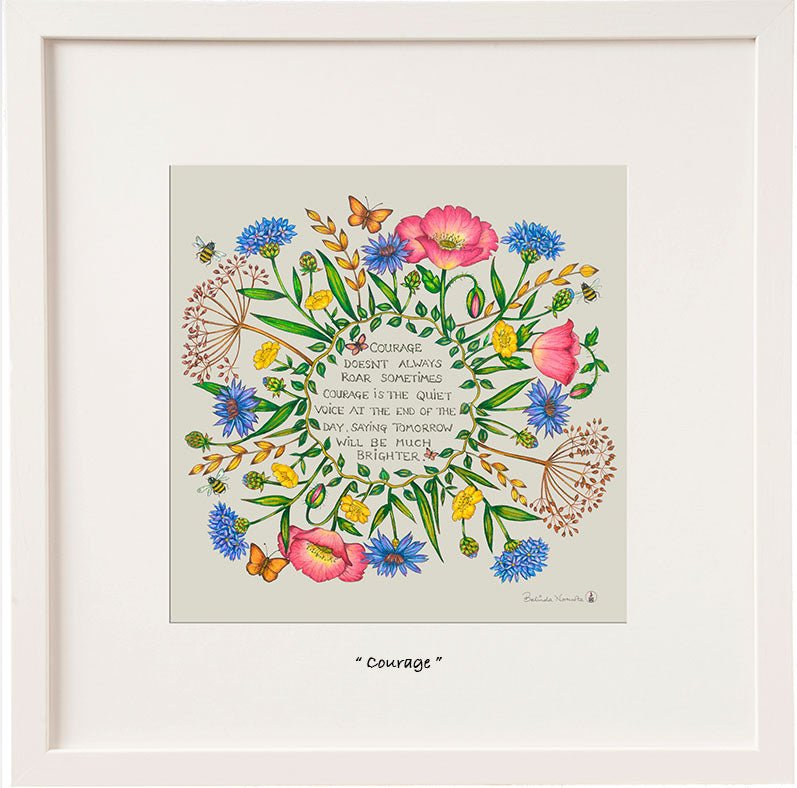 Courage Framed Print