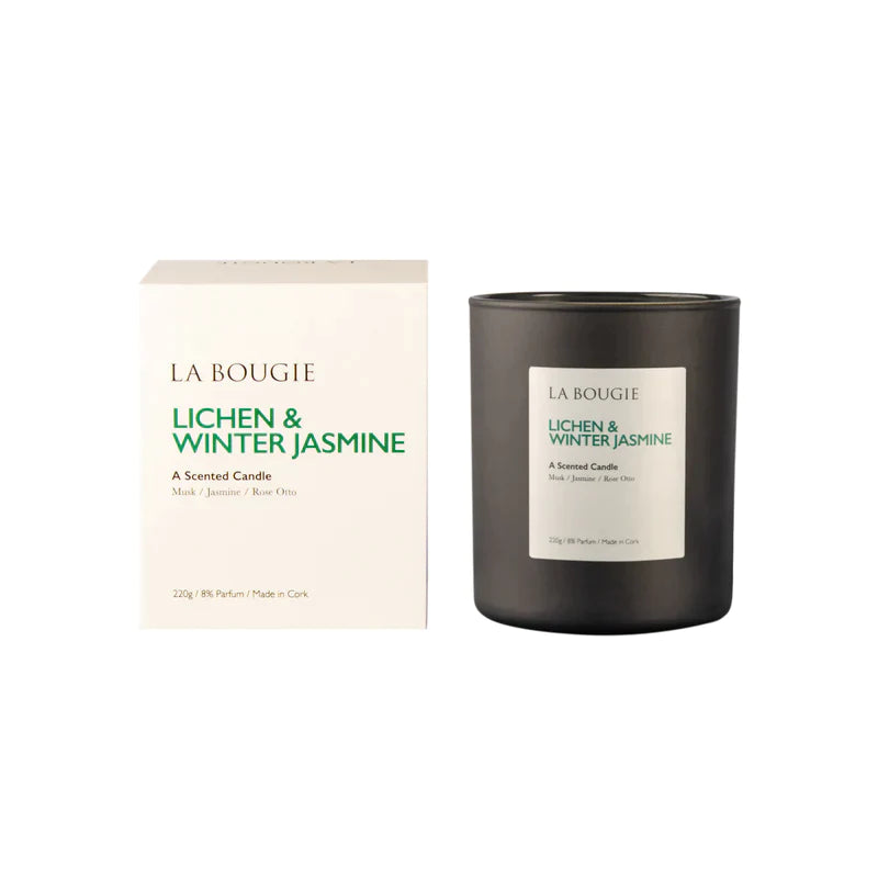 La Bougie Lichen & Winter Jasmine Candle - NO GIFT BOX