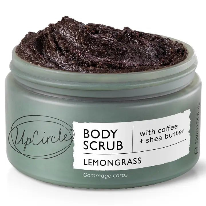UpCircle Lemongrass Body Scrub with Coffee + Shea Butter