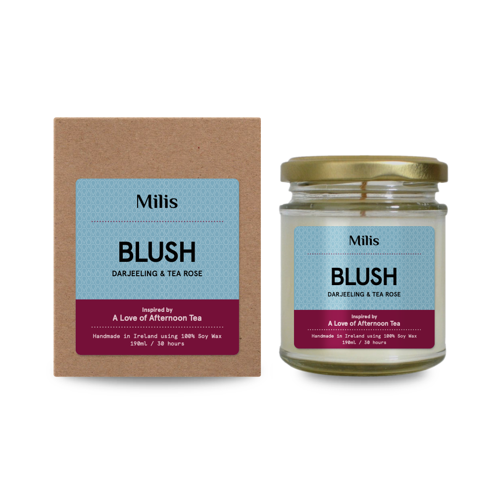 Milis Candle Blush - Milis Candles - Milis Candles Ireland