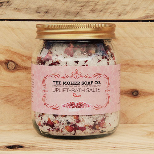 Moher Soap Company Bath Salts Jar-Bath Salts Ireland-Bath Salts Gift.