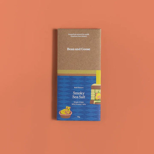 Bean and Goose Smoky Salt Milk Chocolate Bar