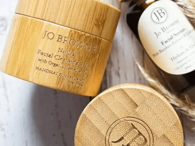 A selection of Jo Browne luxury skincare proeducts.