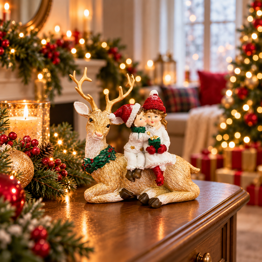 Reindeer with Children