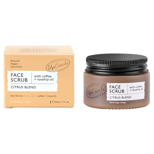 UpCircle Face Scrub Citrus with Coffee + Rosehip Oil