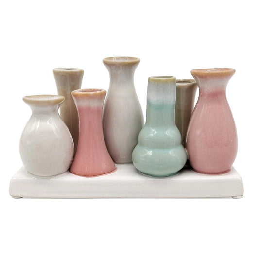 Vases on Ceramic Tray