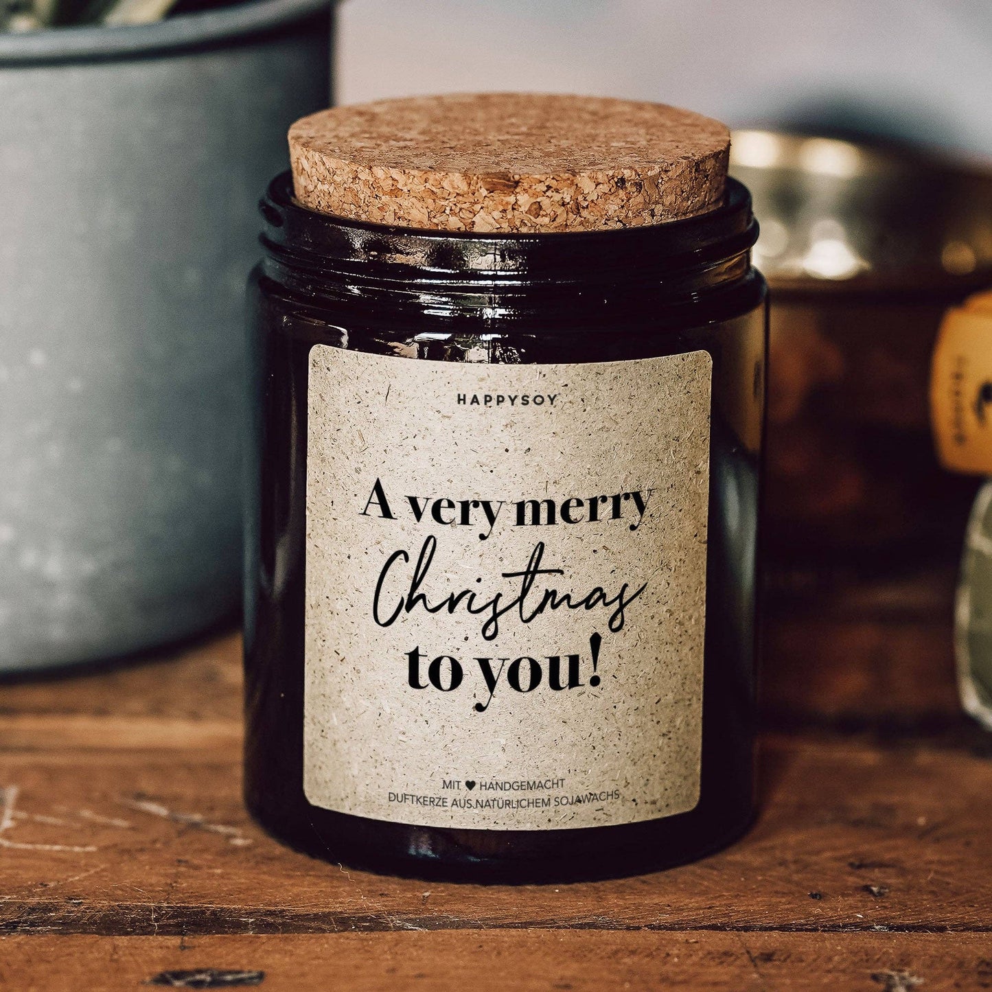 Merry Christmas Candle