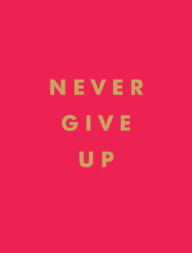 NEVER GIVE UP - NO GIFT BOX
