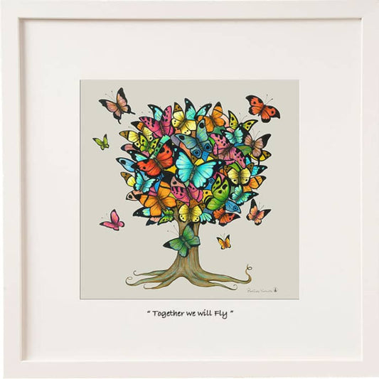 Together we will Fly Framed Print