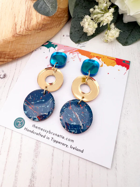 Double Circle Earrings