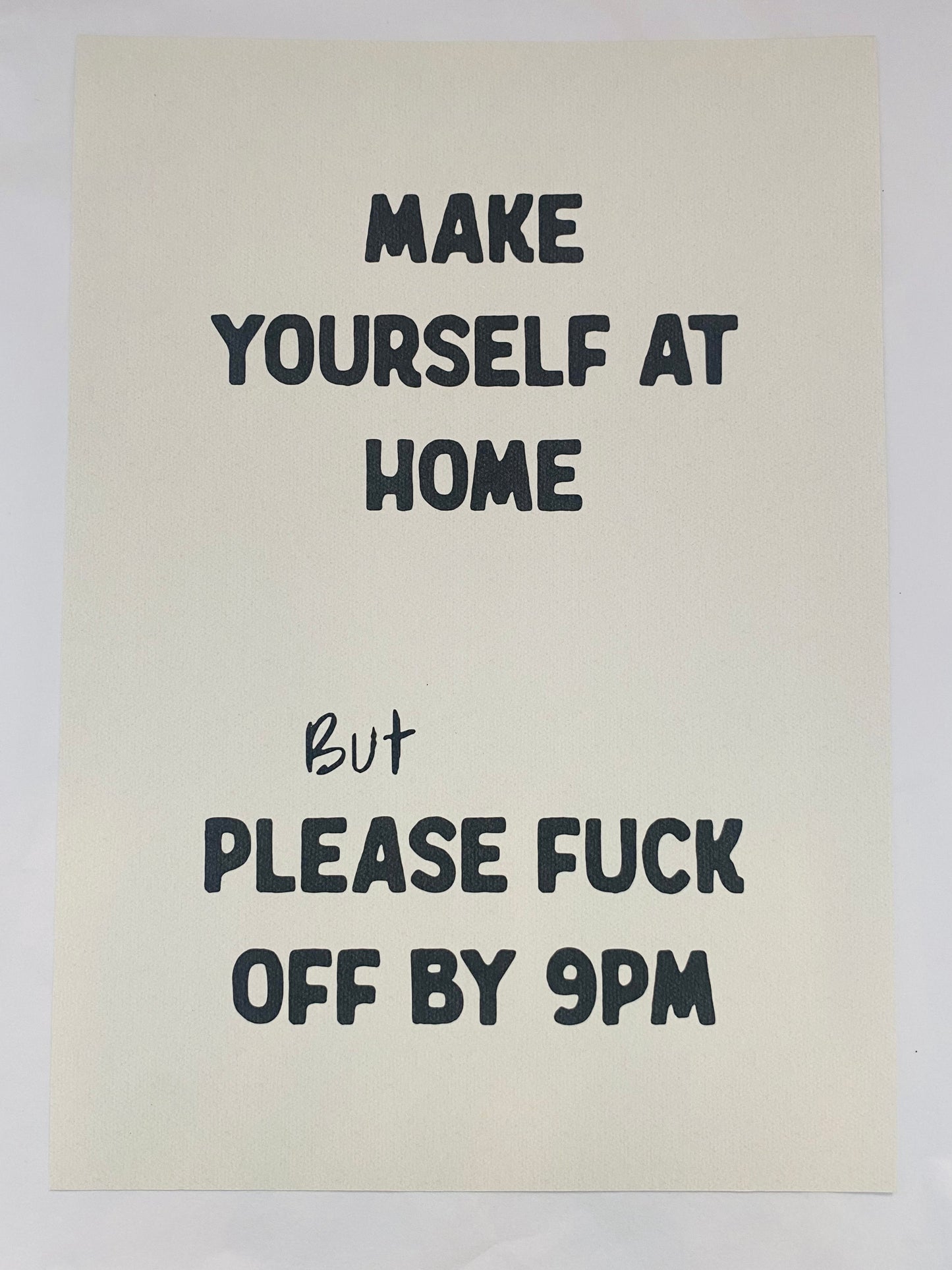 Make Yourself at Home Print