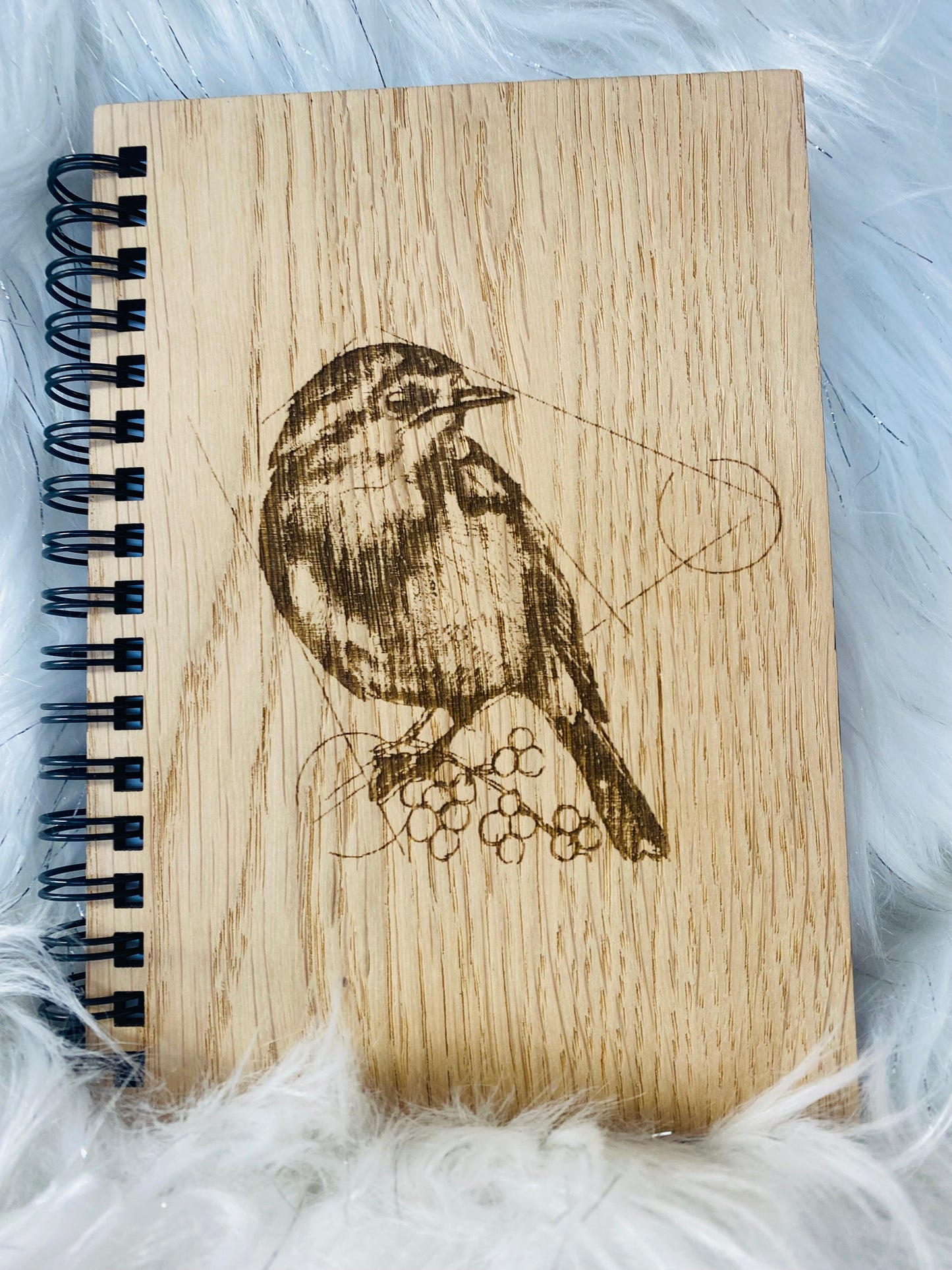 Wooden Robin Notepad - NO GIFT BOX