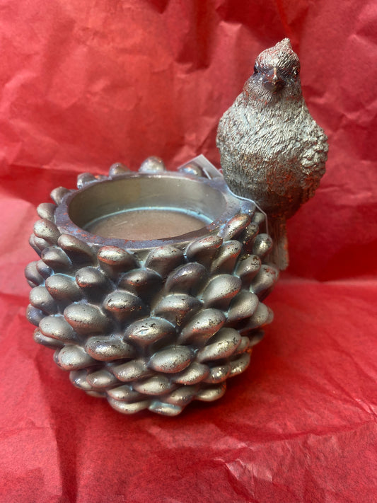 Gold Bird Candle Holder