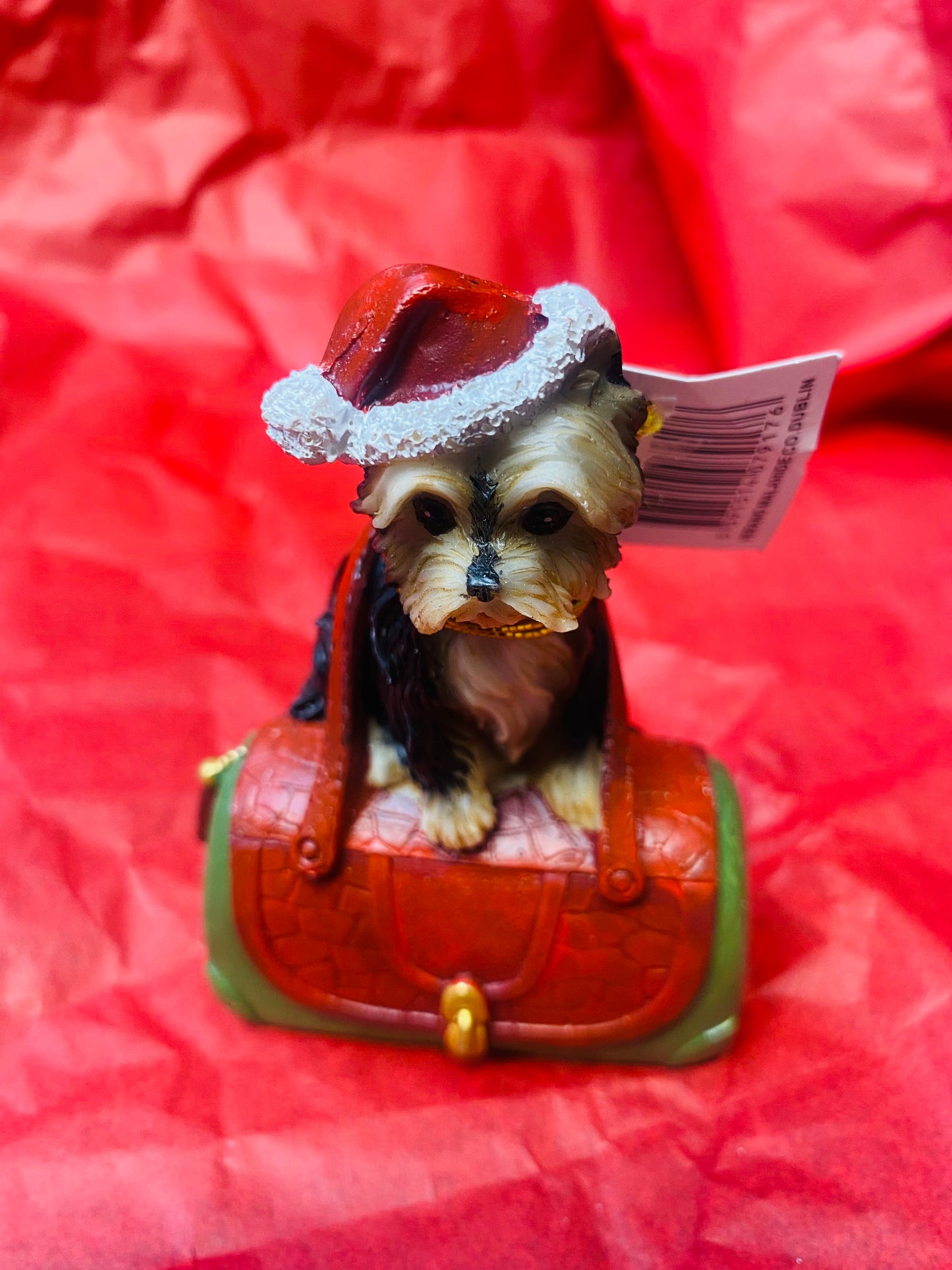Festive Dog in Handbag