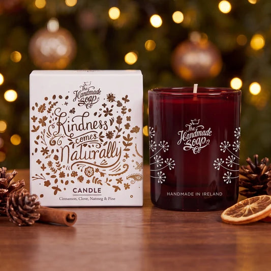 The Handmade Soap Company Candle CINNAMON, CLOVE, NUTMEG + PINE