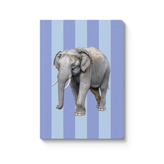Striped Elephant Notebook
