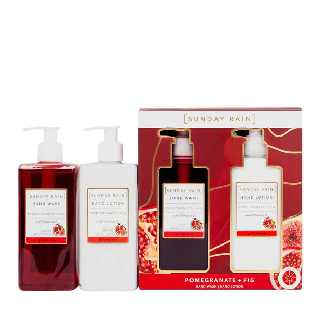 Sunday Rain Pomegranate & Fig Hand Duo