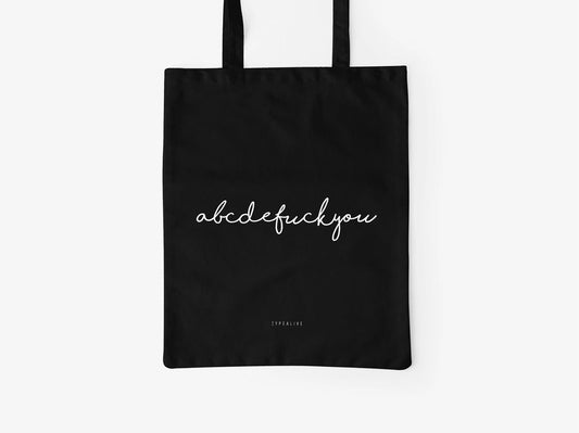 abcdef Tote Bag  - NO GIFT BOX