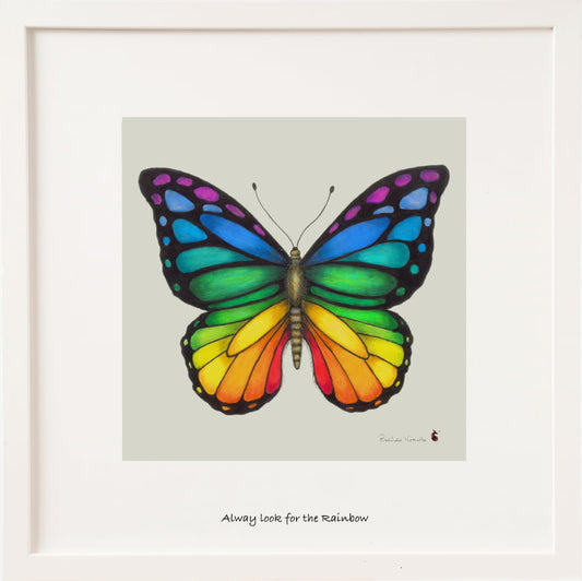 Always look for the Rainbow Framed Print