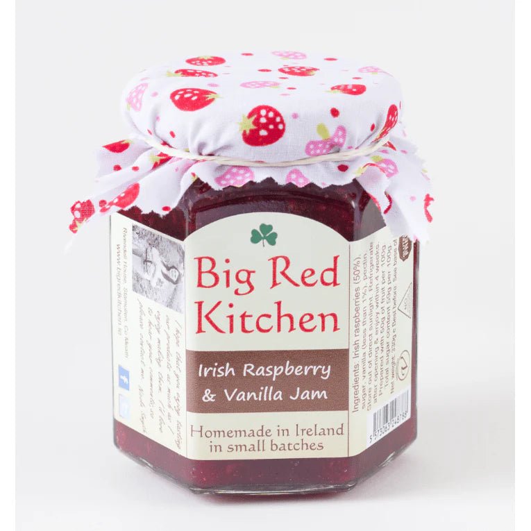Big Red Kitchen Raspberry & Vanilla Jam 130g