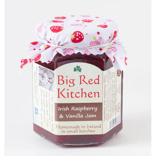 Big Red Kitchen Raspberry & Vanilla Jam 130g