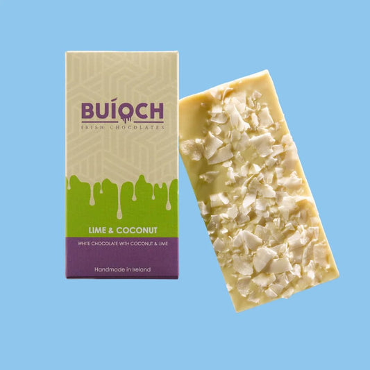 Buíoch Lime & Coconut Chocolate Bar