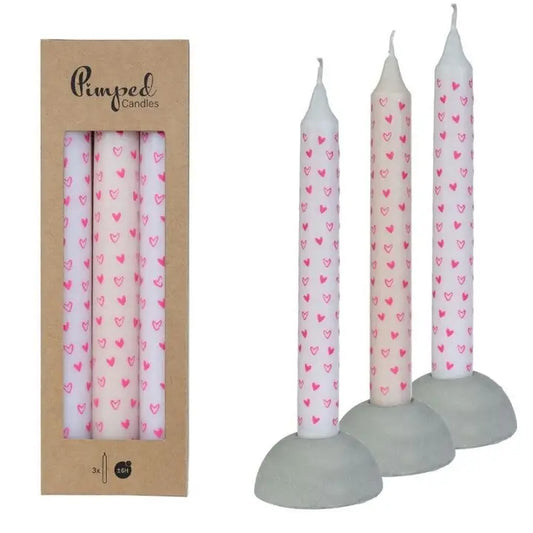 Pimped Candles Hearts