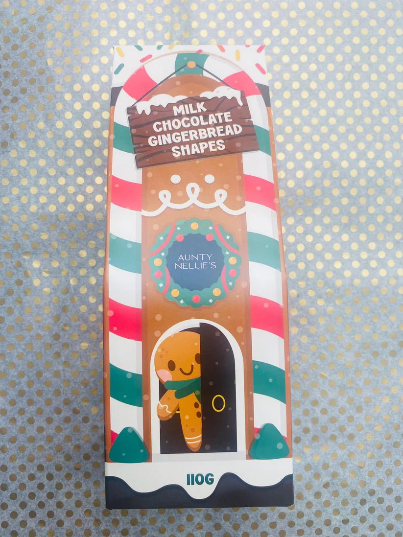 MILK CHOCOLATE GINGERBREAD SHAPES