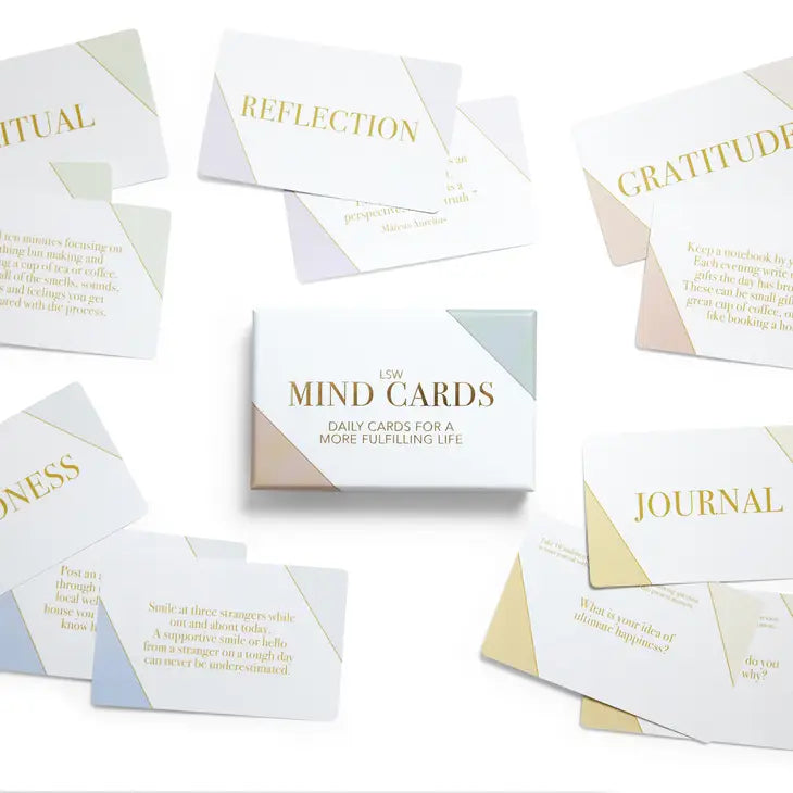 Mind Cards: Wellbeing Cards, Self Care, Mindfulness