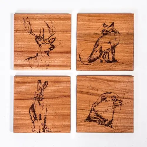 Native Collection Coasters (Set of Four) - NO GIFT BOX