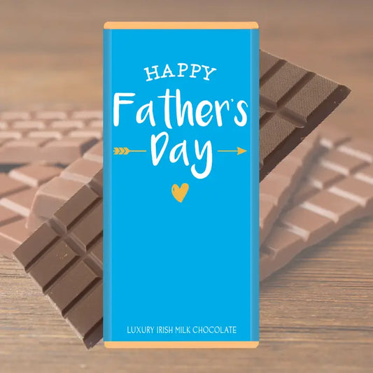 Happy Father's Day Milk Chocolate Bar
