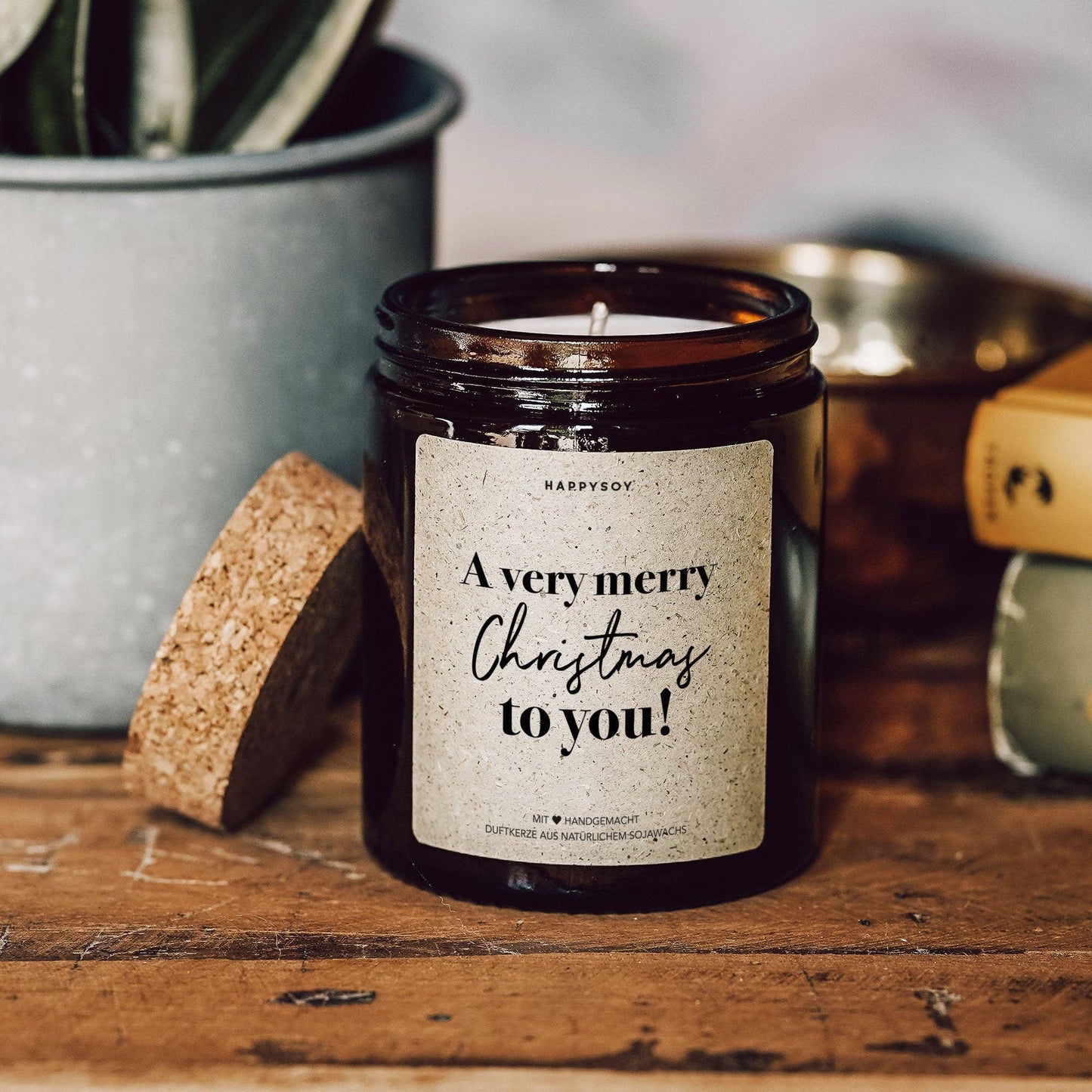 Merry Christmas Candle