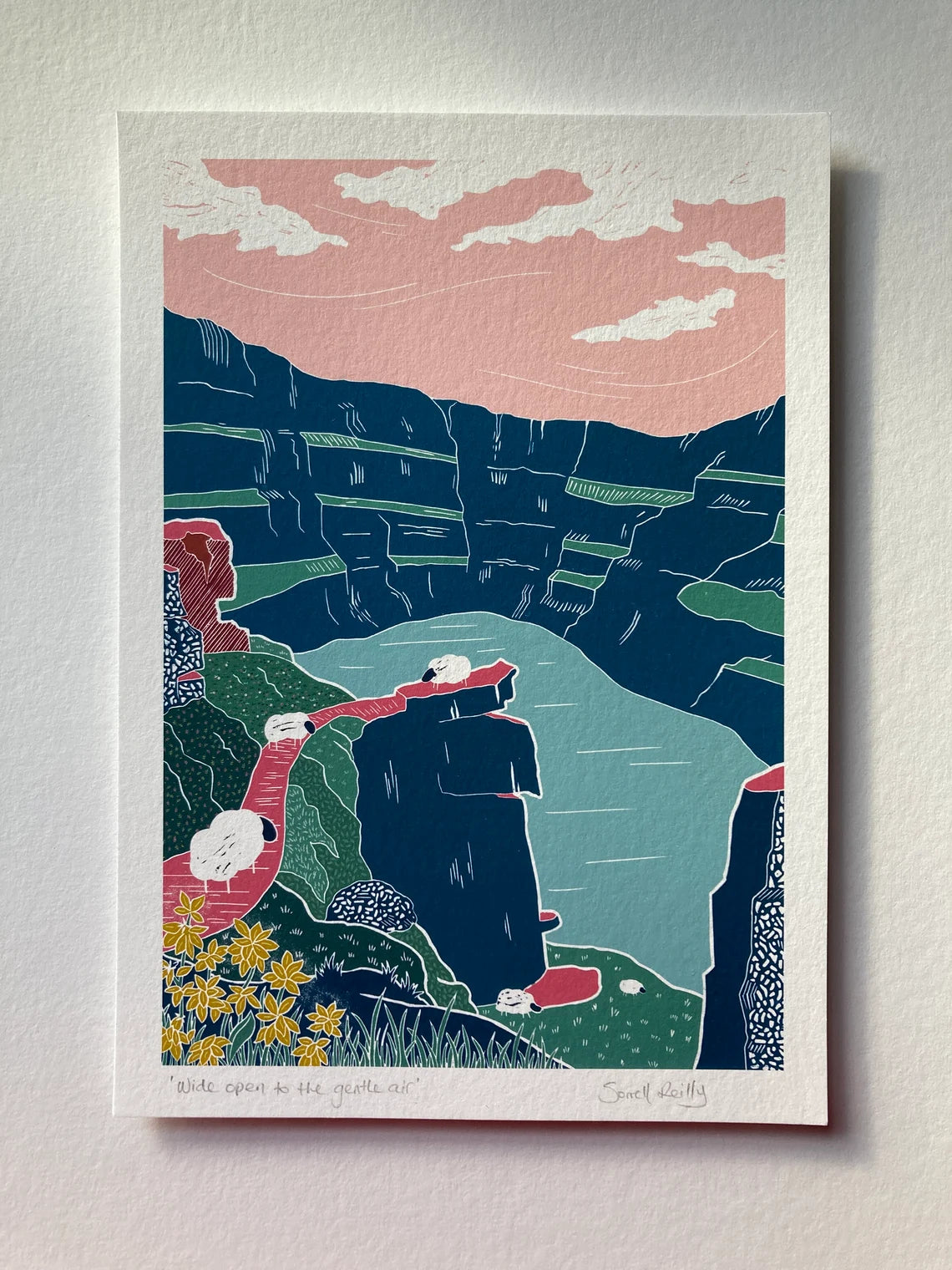 Wide open to the gentle air - Coumshingaun Print