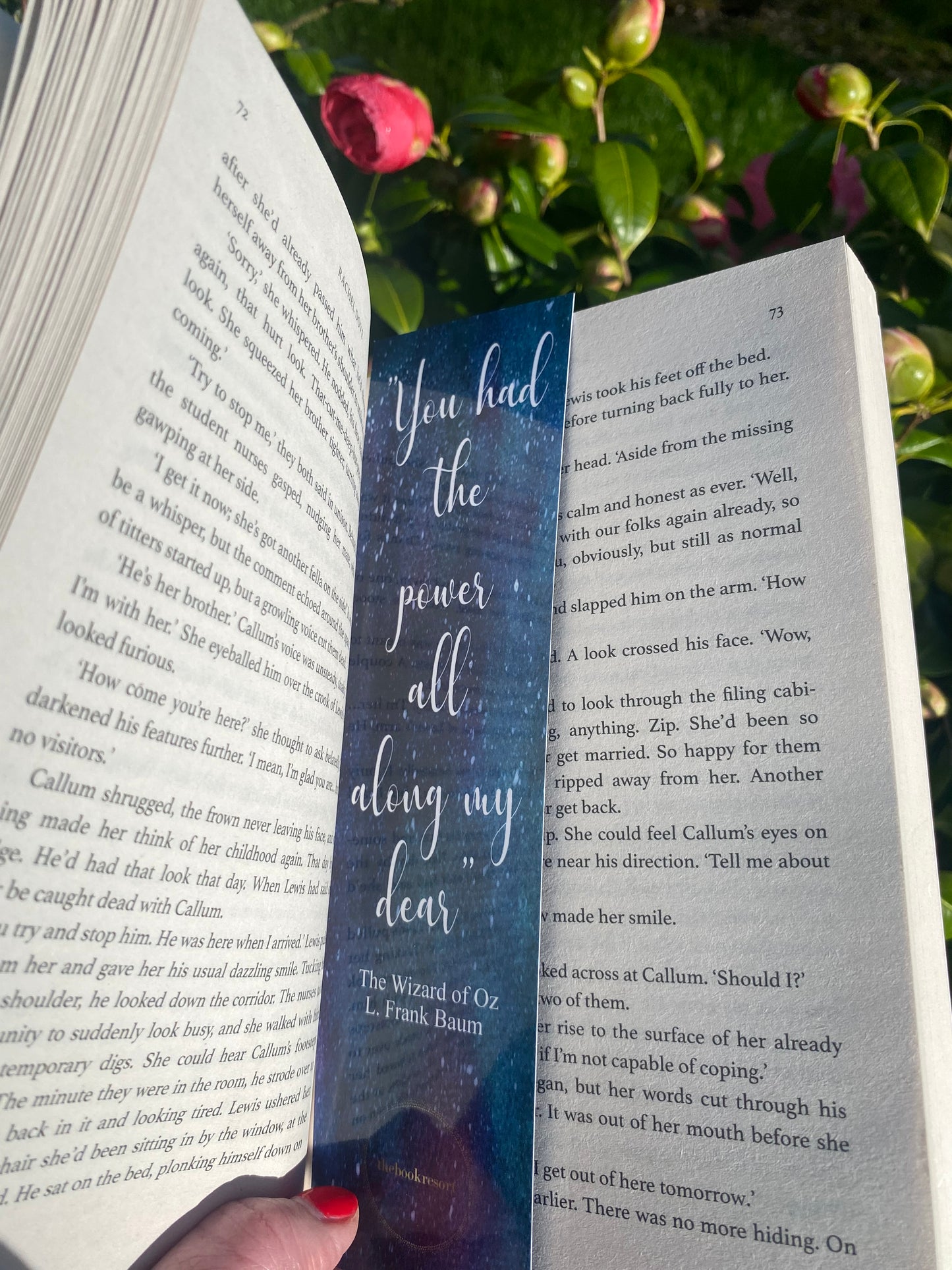 Beautiful bookmark from The Book Resort