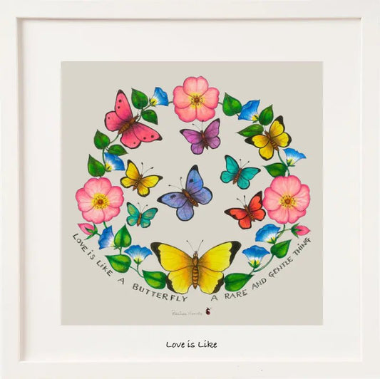 Love is Like  Framed Print