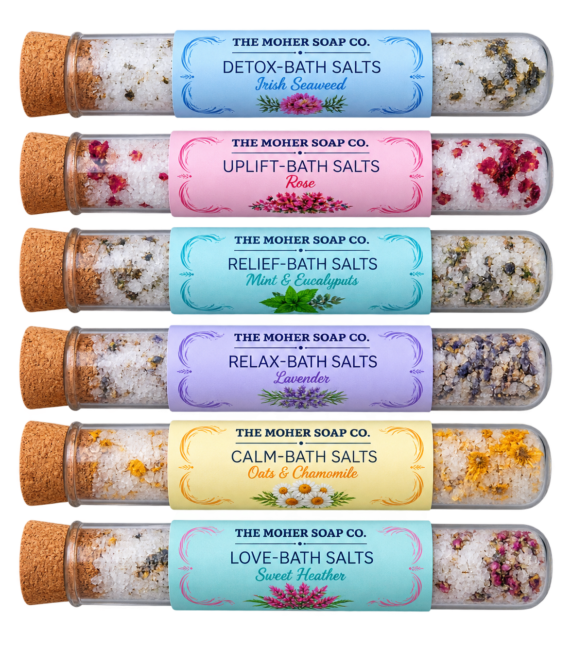 Moher Soap Co Bath Salts Vial
