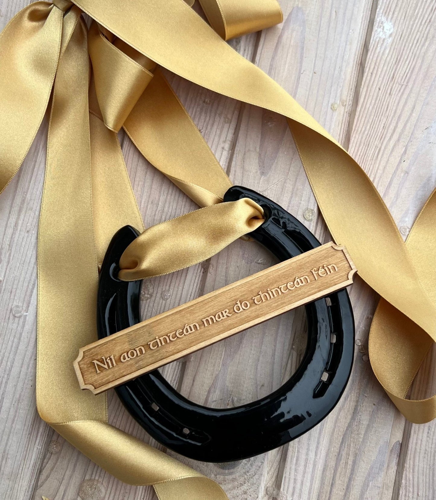 Nil Aon Tintean Mar do Thintean Fein, Horse Shoe