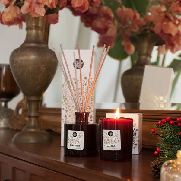 The Handmade Soap Company Candle CINNAMON, CLOVE, NUTMEG + PINE - NO GIFT BOX