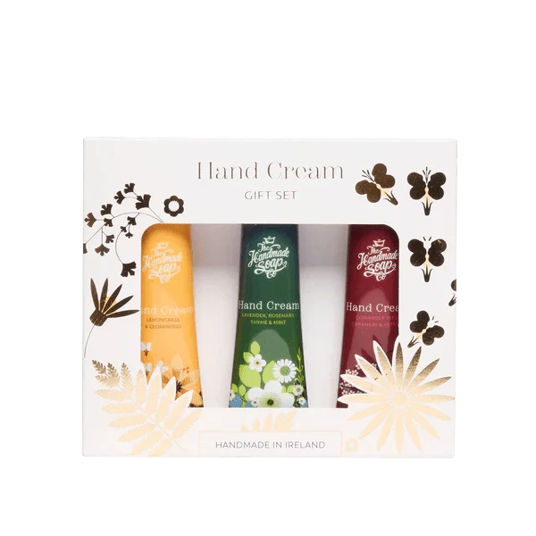 The Handmade Soap Company hand cream gift set included in The Birthday Pamper Hamper