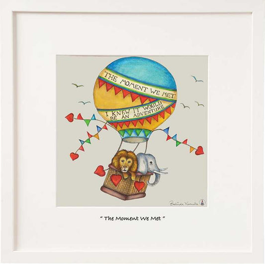 The Moment Framed Print